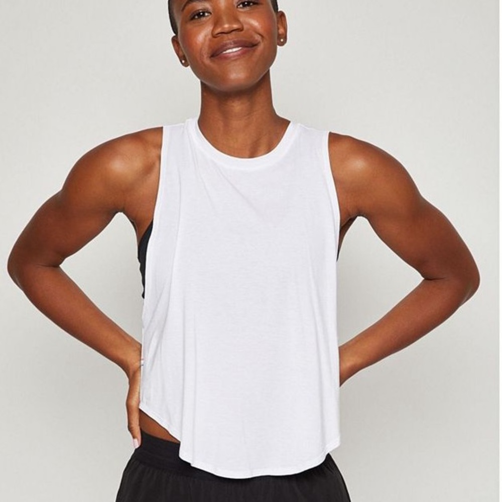 FOURLAPS women’s Women's Curve Tank White